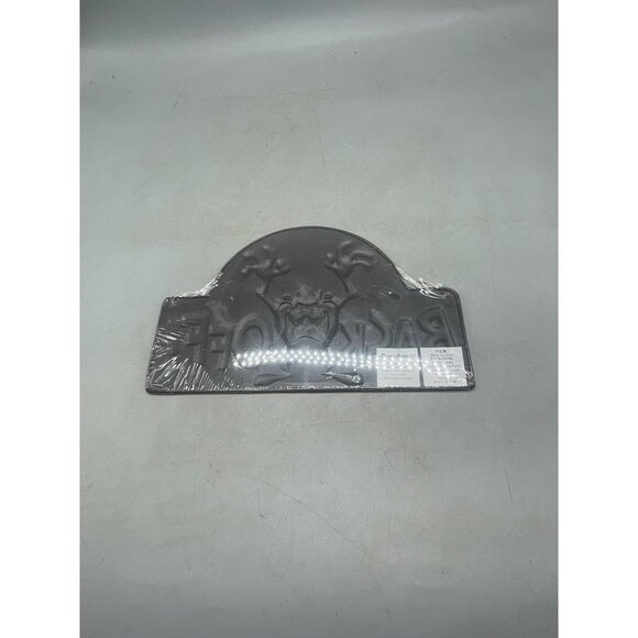 Tasmanian back off metal sign plaque open road brands hobby lobby 12x7.75" red R - Picture 3 of 6